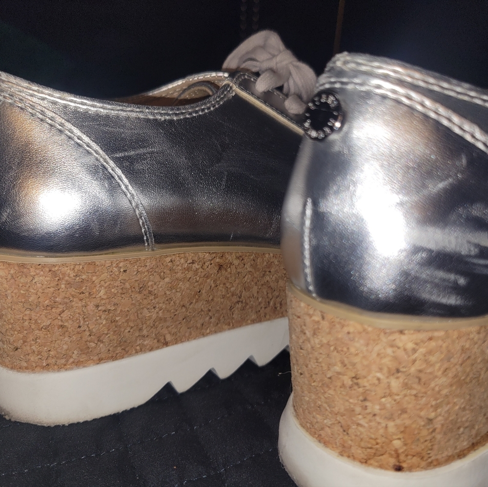Silver Steve Madden Platform - image 4